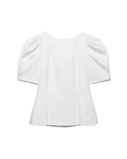 Puffärmel T-Shirt