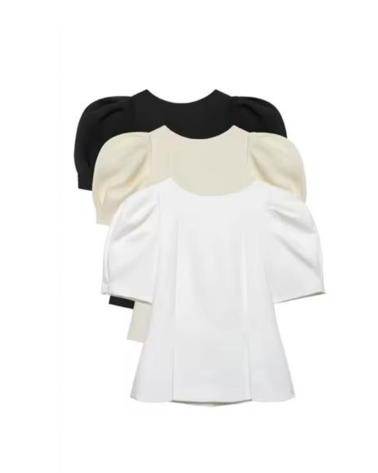 Puffärmel T-Shirt